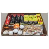 (32) Assorted Golf Balls & Tees
