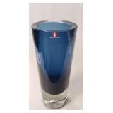 (1) Vintage Glass Vase (8.25" Tall / Finland)