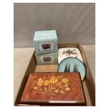 Trinket Boxes, Including (2) Madame Alexander