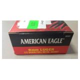 (50) Rounds 9mm Luger Ammo