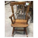 Kids Wooden Rocker