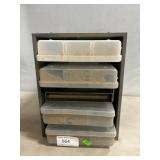 (4) Case Organizer Rack