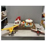 Fisher-Price Merry-Go-Round, Rescue Truck,