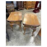 (2) Drop Leaf Side Tables