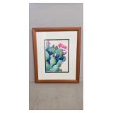 (1) Framed Watercolor Painting (13"ï¿½15.5")