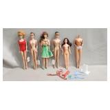 (6) Assorted Vintage Dolls & More