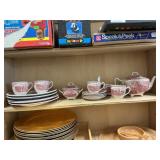 Shelf Lot Of Transferware