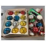 Shiny Brite Glass & Asst.  Christmas Ornaments