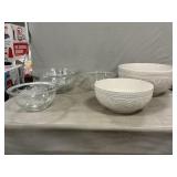 Pyrex Colonial Mist, Stoneware Mixing Bowls