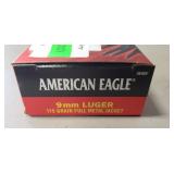 (50) Rounds 9mm Luger Ammo