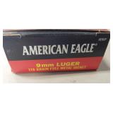(50) Rounds 9mm Luger Ammo