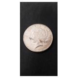 (1) 1923 U.S. Silver Peace One Dollar Coin