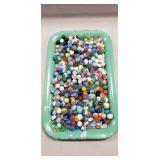 Tray Of Assorted Marbles