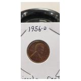 (1) 1956-D Lincoln Cent Coin