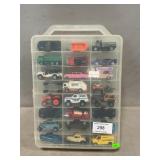 Carry Case With (48) Assorted Die-Cast Vehicles