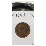 (1) 1942 Lincoln Cent Coin
