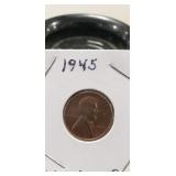 (1) 1945 Lincoln Cent Coin