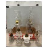Assorted Oil Lamps