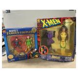 Toy Biz Rogue Figure With Clothing, Gambit &