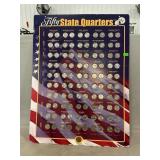 (100) State Quarters, (1) Sacagawea Coin (Face