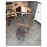 Vtg. Valet Stand and Metal Plant Stand