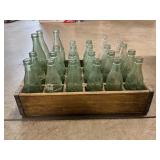 Wooden Crate With (24) Coca-Cola Bottles