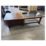 Coffee Table w/ Glass Inlay
