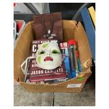 Box Lot With Book, Magazines, Ceramic Madk,