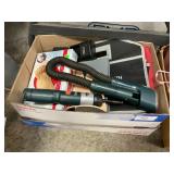 Box Lot With SnakeLight, Cordless Screwdriver,