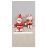 (2) Vintage Santa Clause Dolls