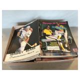 Box Lot Of Sports Magazines, Hershey Bears