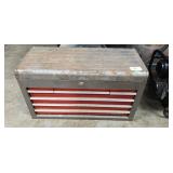 Craftsman Six Drawer Metal Tool Box w/ Assorted