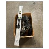 Box Lot With Pneumatic Nailer, Rule, Magnetic
