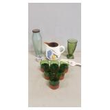 Tray Of Assorted Items Including A Stangl Pottery