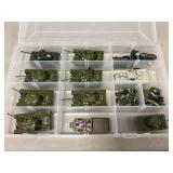 Case With Die-Cast Military Vehicles