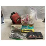 Lot With Grubs, Lures, Bobbers & Assorted Tackle