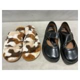 Bebe (9) Slippers, Born Mary Jane-Style Leather