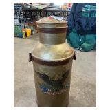 Decorated Milk Can