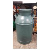 (1) Vintage Metal Milk Can (Welsh Farms Inc.,