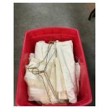 Tote With Tablecloths, Runners & Assorted Linens