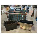 Wooden Magazine Rack, Planters, Carry-On Bag