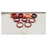 (10) Vintage Bakelite Bangle Bracelets