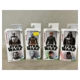 (4) NIB Hasbro "Star Wars" Figures