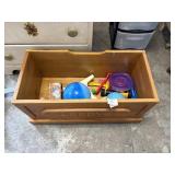 Toy Chest (no lid) & Contents