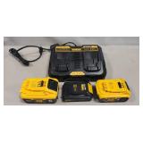 (1) DeWALT Jobsite Charging Station & (3) 20V