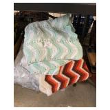 Lot With Comforters, Afghans