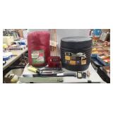 Box Of Assorted Items Including Coleman Sleeping