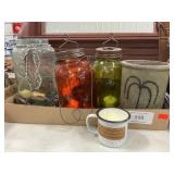 Candle Jars, Crock, Planter & More