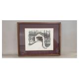 (1) Framed Print "Haup