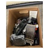 Box Lot Alarm Clock, Radio, Battery Charger,